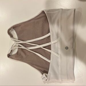 White Lululemon Sports Bra